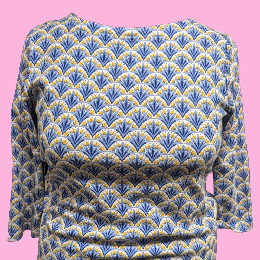 Croft & Barrow 3/4 Sleeve Top Size Petite Large - Picture 3 of 6